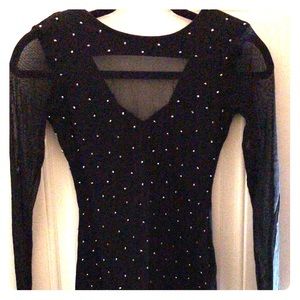 BCBG Bodycon Mesh Little black dress